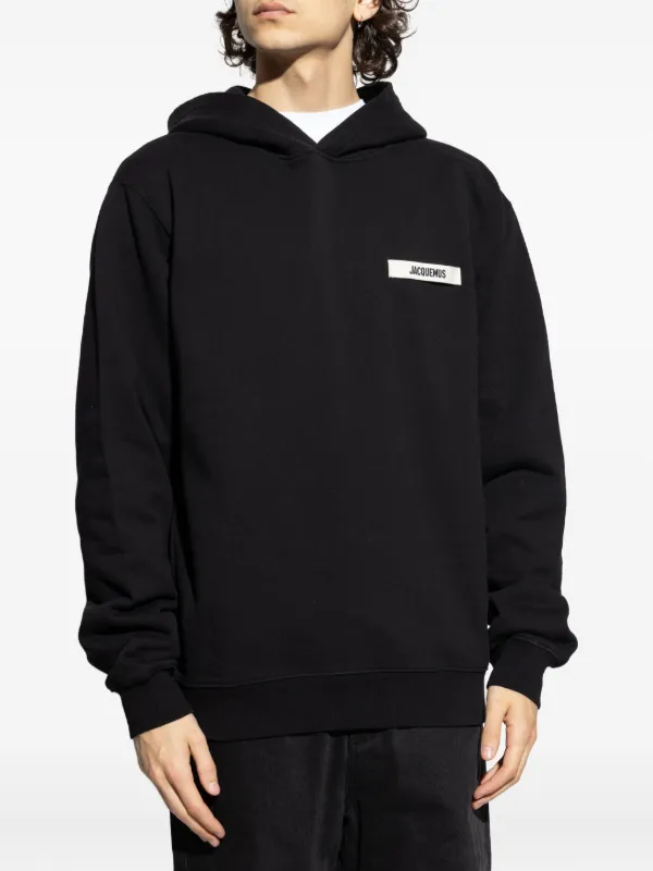 Jacquemus Cotton Hoodie | Black | FARFETCH PL Jacquemus Cotton Hoodie | Black | FARFETCH PL