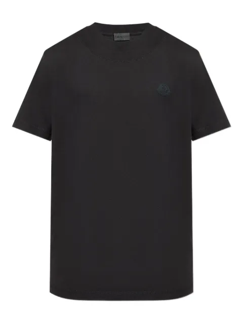Moncler Katoenen T-shirt met logopatch