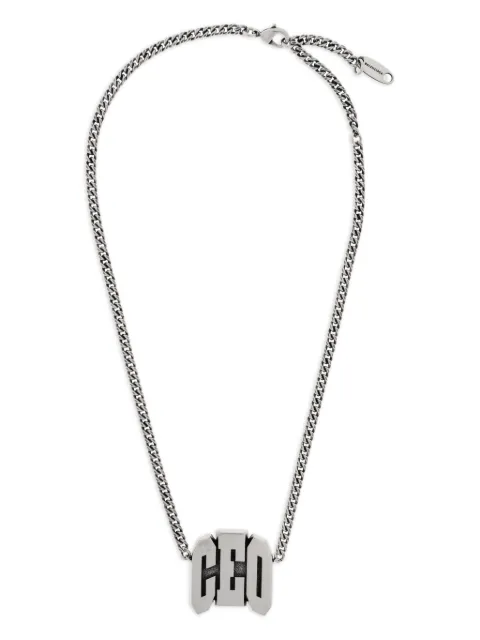 Balenciaga Halskette mit Logo-Schild