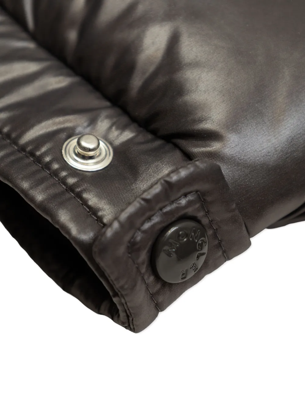 Moncler Enfant Gevoerd jack met capuchon Grijs