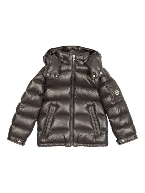 Moncler Enfant hooded quilted jacket
