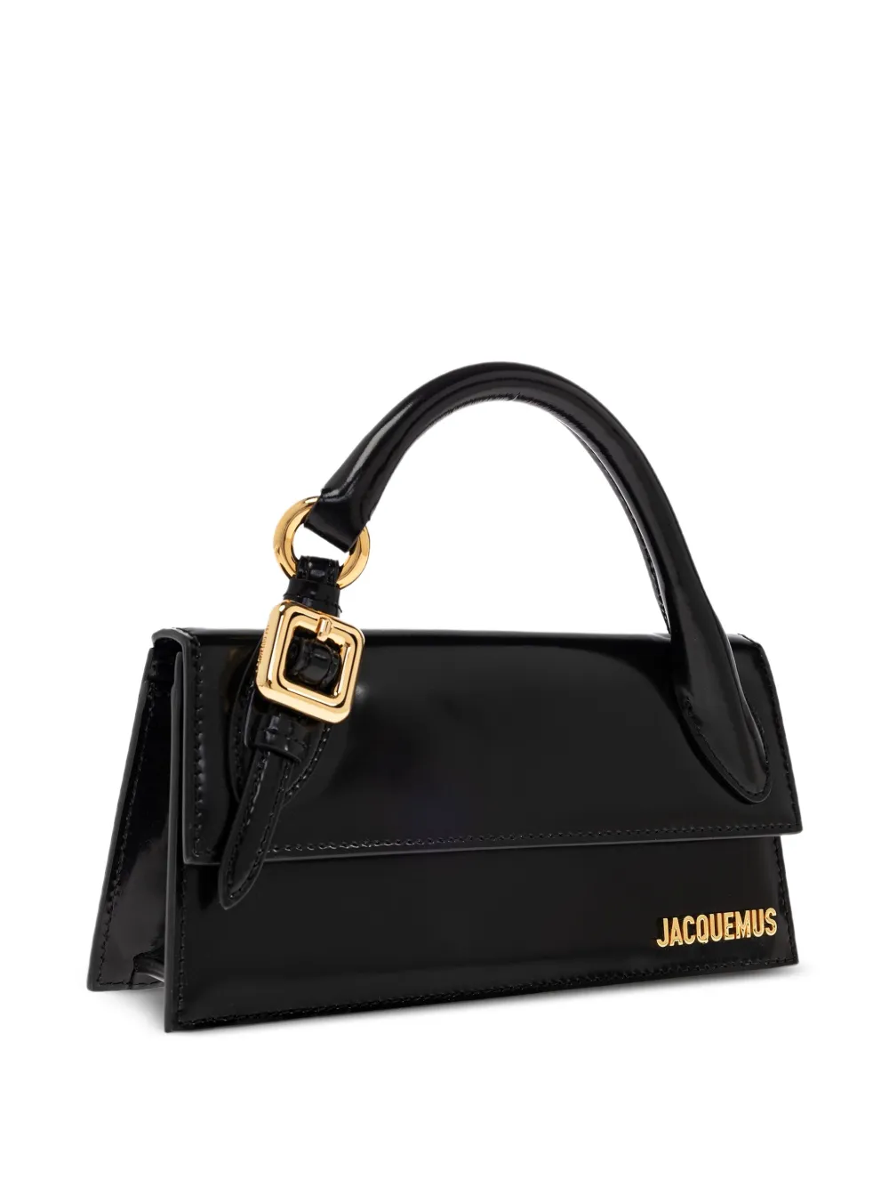 Jacquemus The Elongated Chiquito leren shopper Zwart