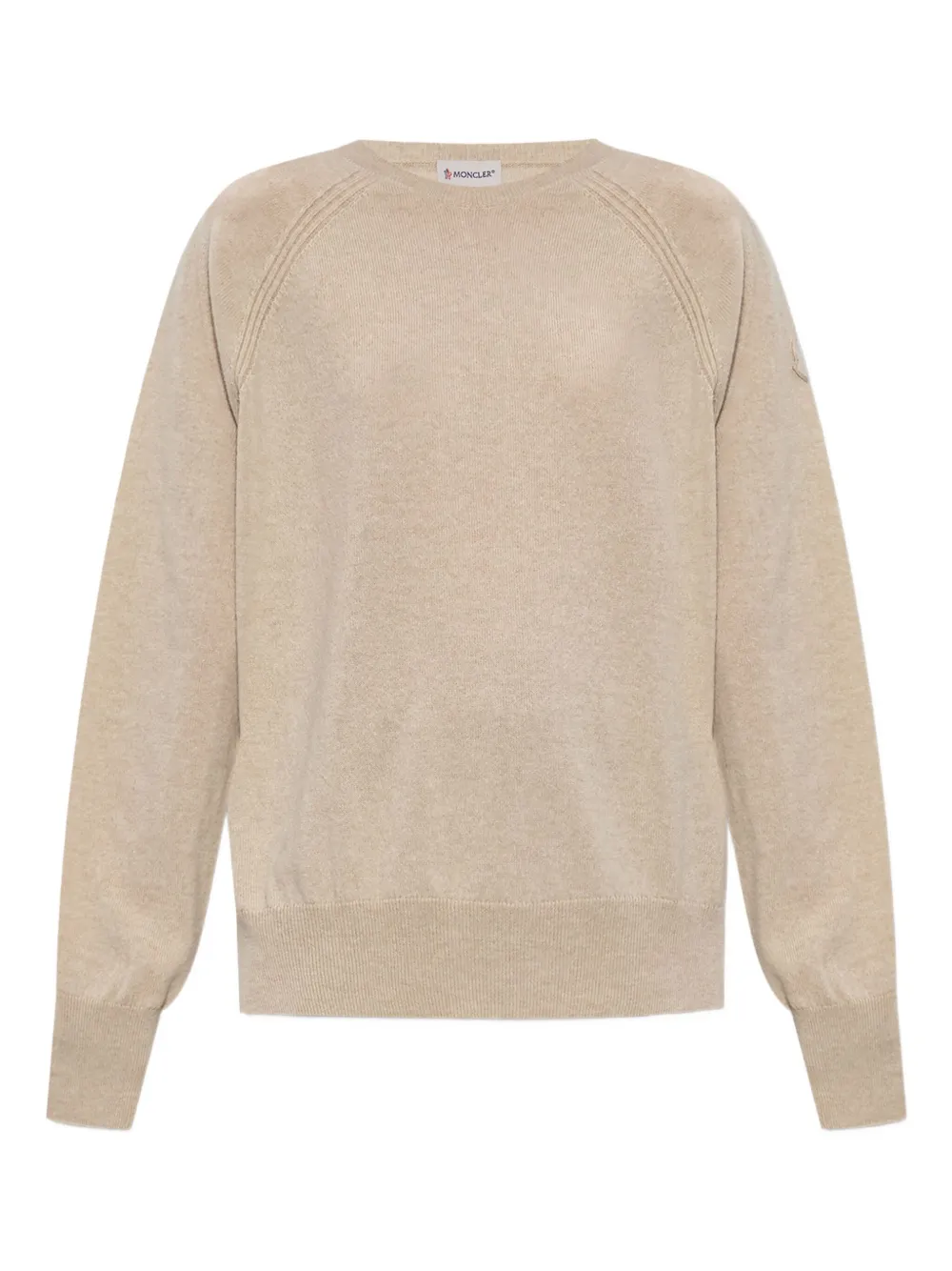 Moncler raglan-sleeve cashmere sweater | Neutrals | Image 1
