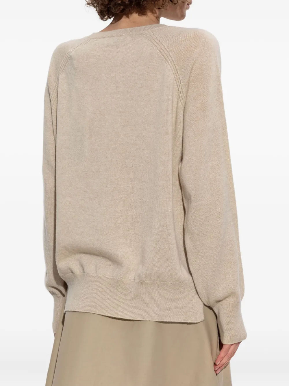 Moncler Kasjmier trui met raglan mouwen Beige