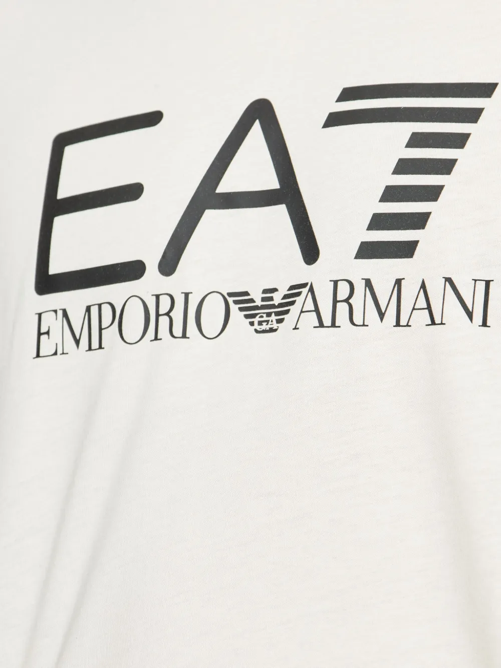 Ea7 Emporio Armani T-shirt met logoprint Wit
