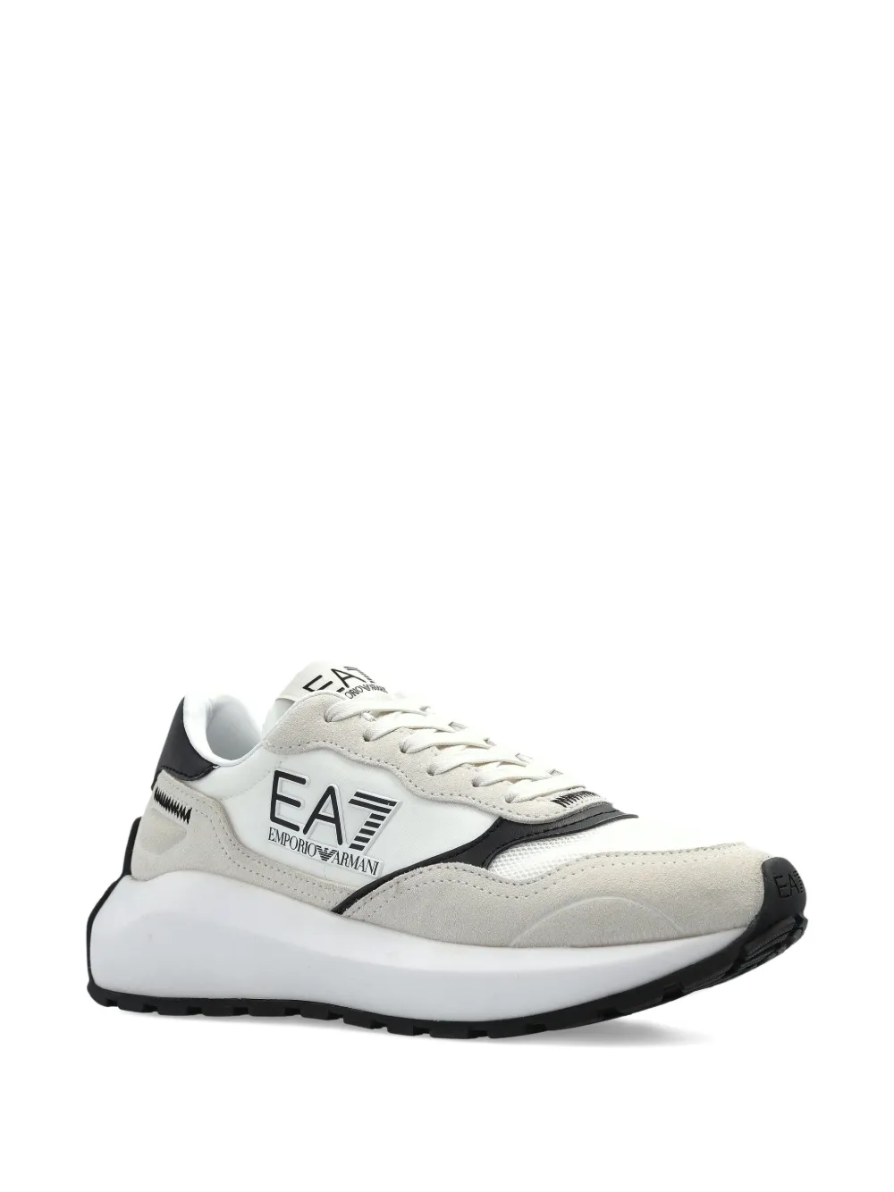 Ea7 Emporio Armani logo-patch sneakers White