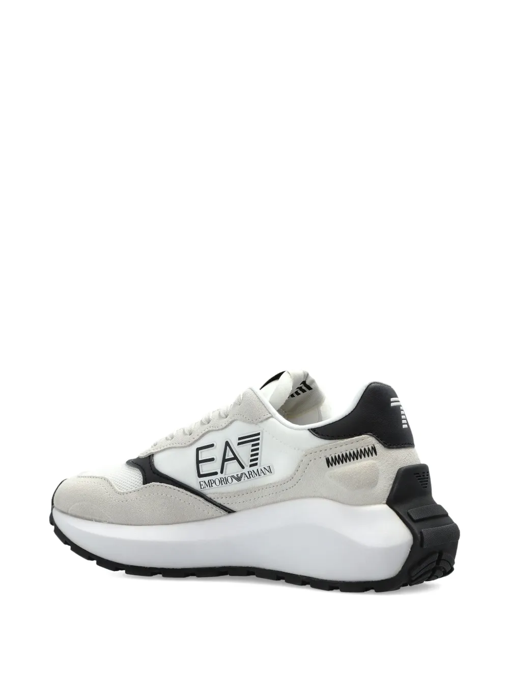Ea7 Emporio Armani logo-patch sneakers White