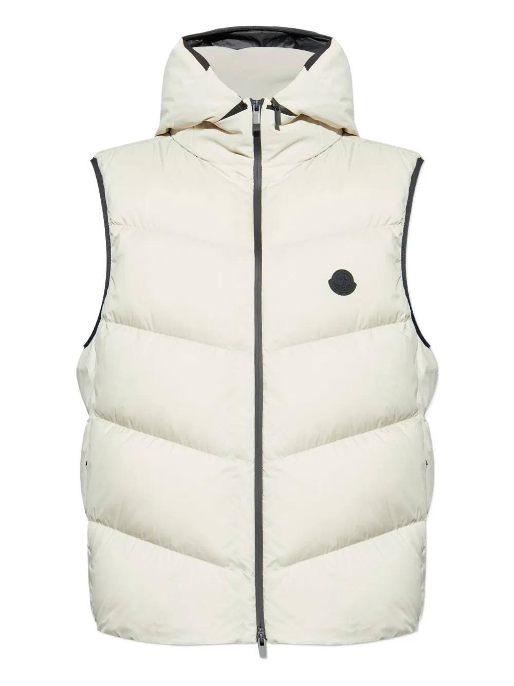 Moncler Guersac bodywarmer met capuchon Grijs