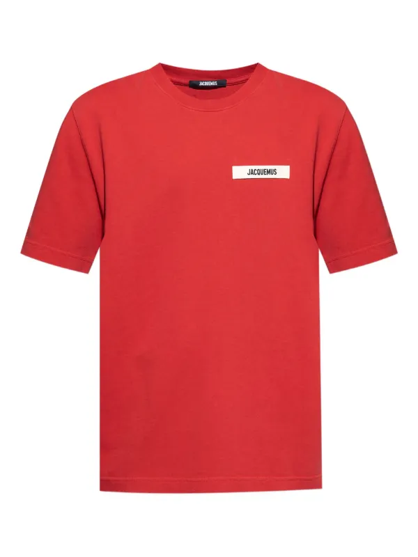 Jacquemus ロゴ Tシャツ | レッド | FARFETCH JP