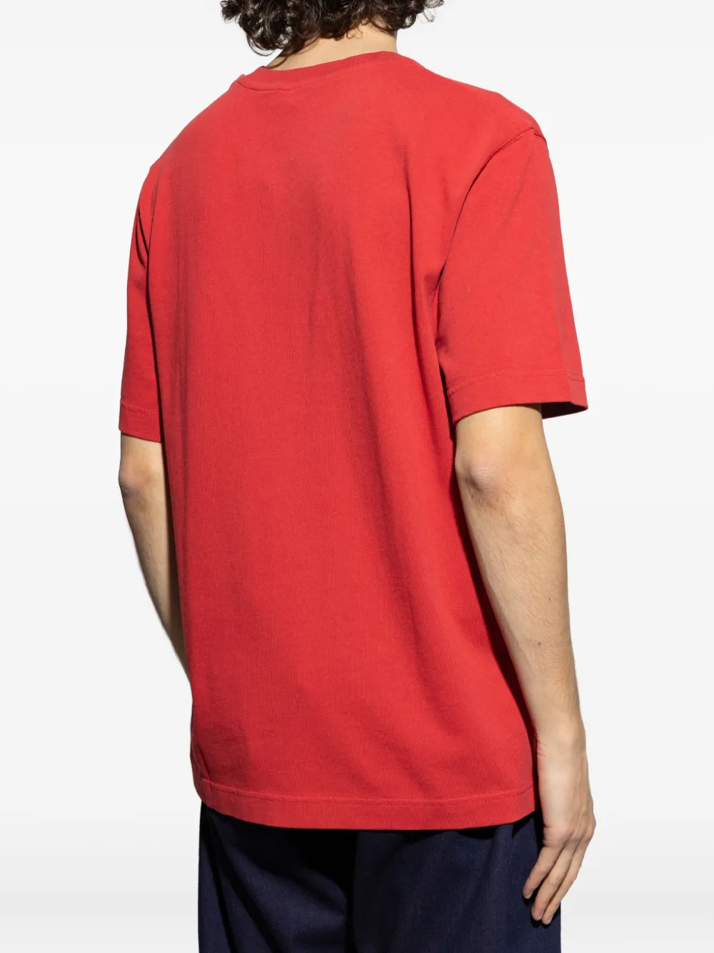 Jacquemus Katoenen T-shirt met logoprint Rood