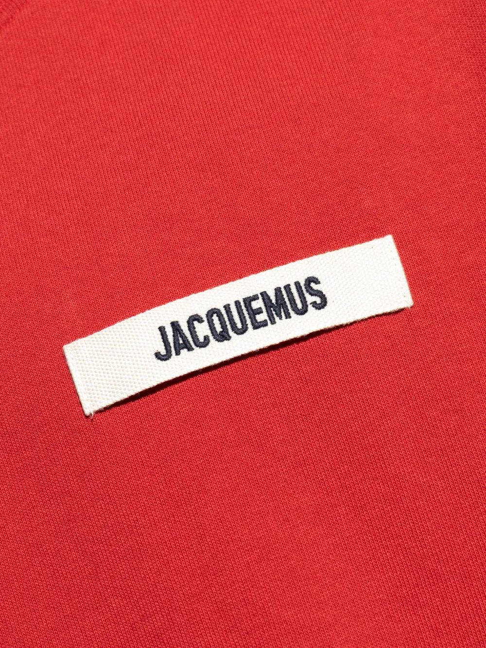 Jacquemus Katoenen T-shirt met logoprint Rood