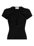 Coperni cut-out top - Black