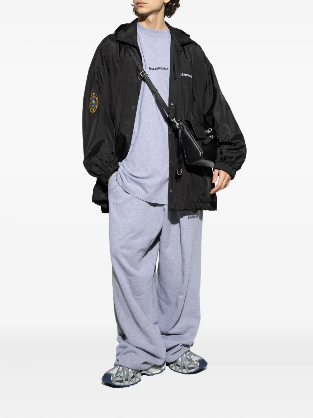 Balenciaga Trainingsbroek met logopatch - Grijs