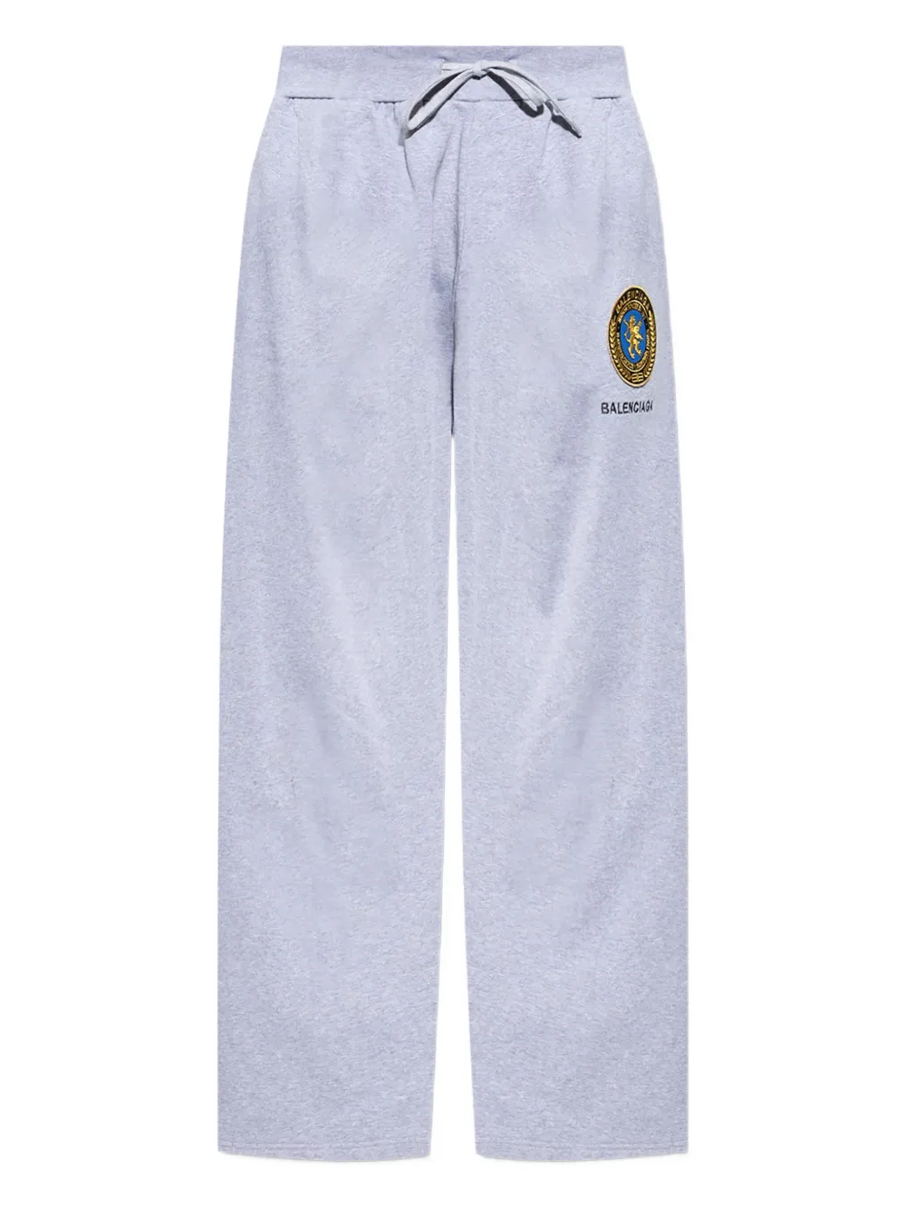 logo-patch drawstring track pants