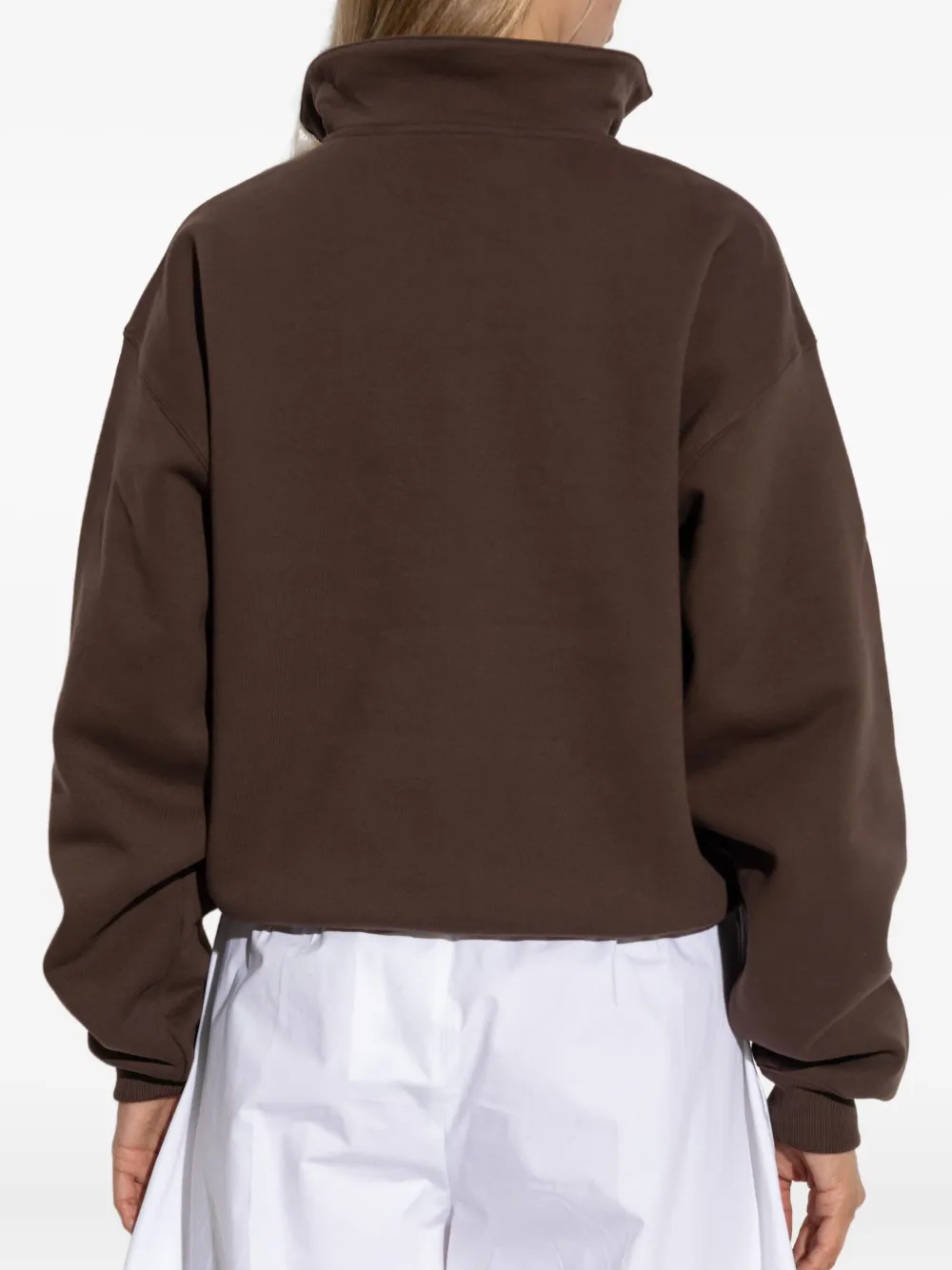 Jacquemus Sweater met logopatch Bruin
