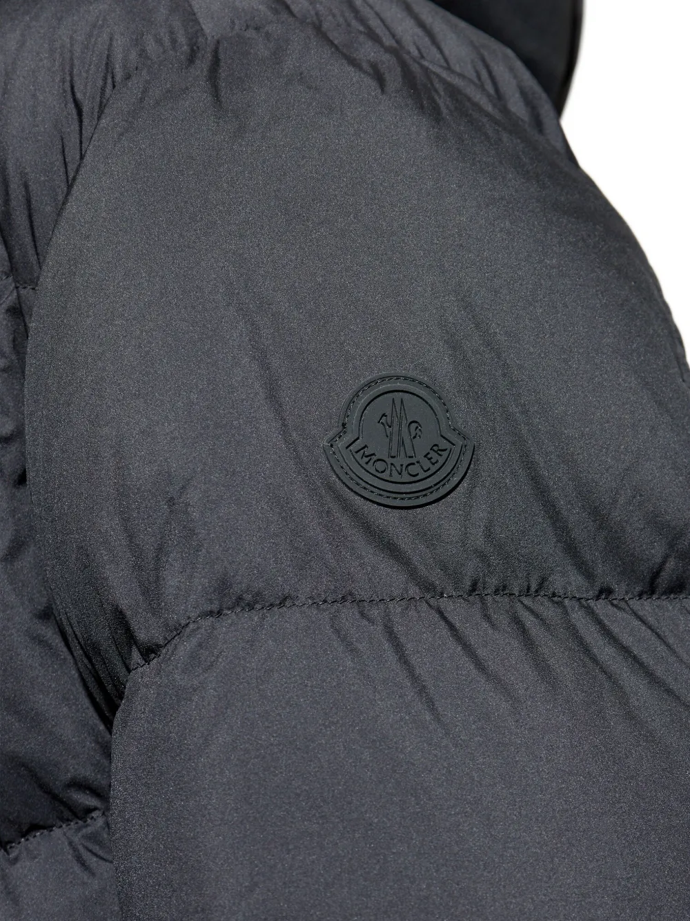 Moncler Forez donsjack met capuchon Zwart