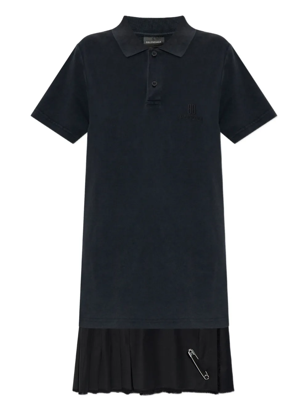 Balenciaga Abito modello polo - Nero