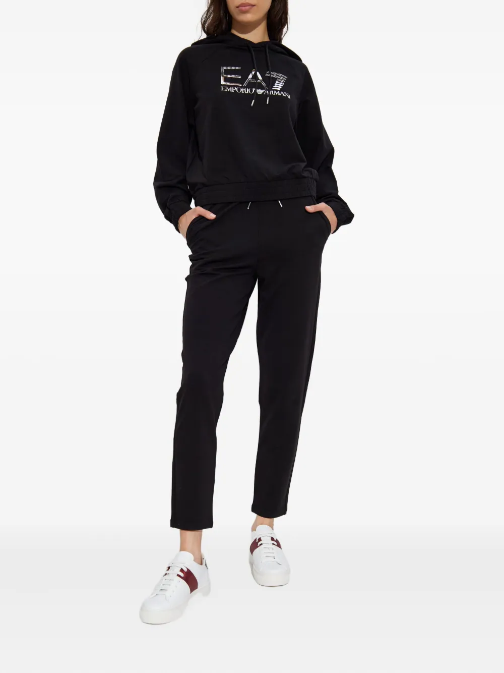 Ea7 Emporio Armani Trainingspak met logo Zwart