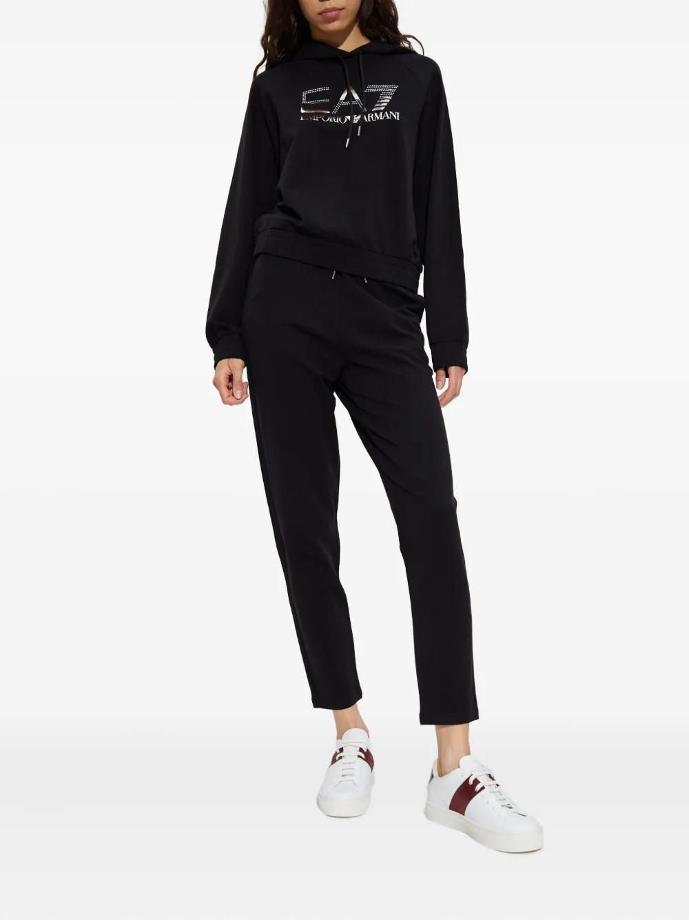 Ea7 Emporio Armani Trainingspak met logo Zwart