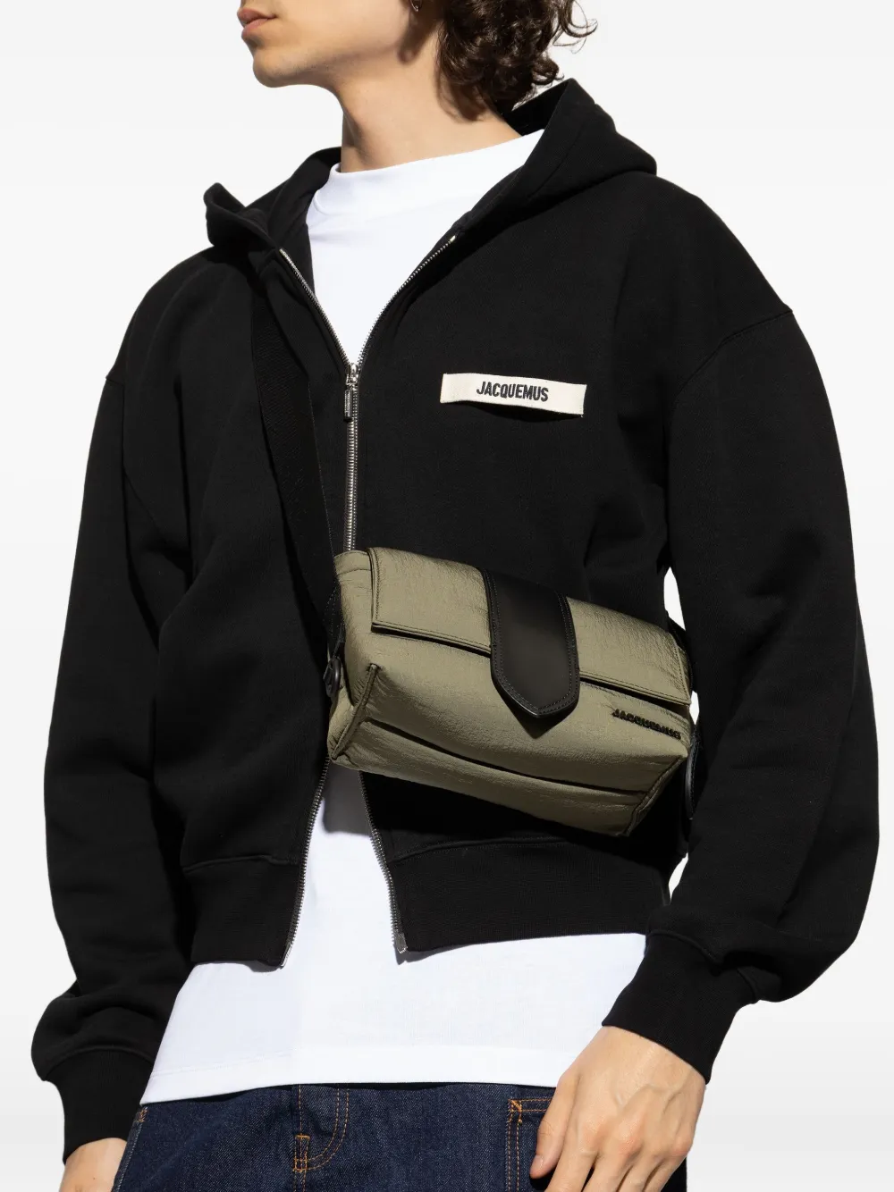 Jacquemus Le petit messenger Bambino messenger bag Groen