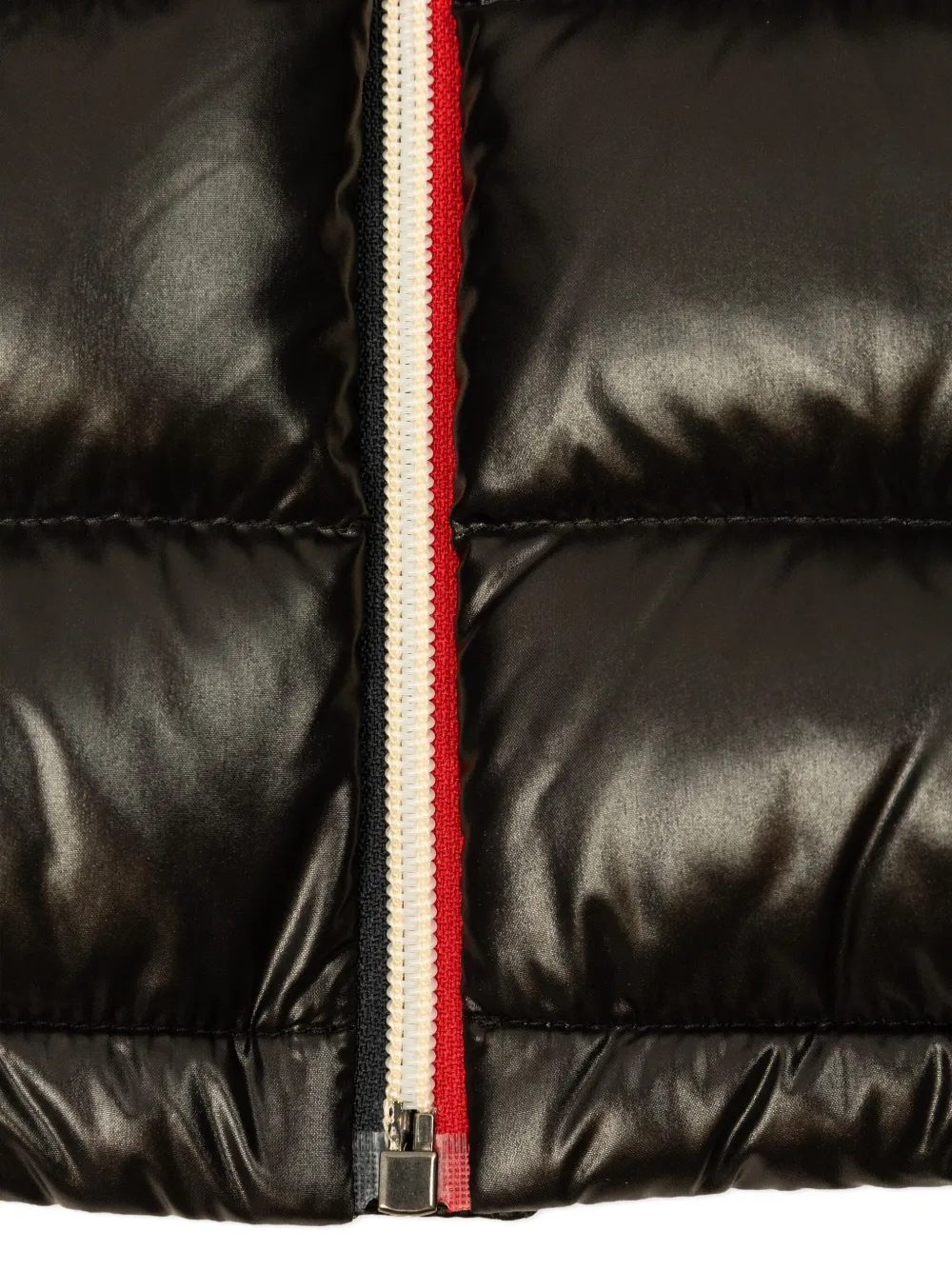 Moncler Enfant Gevoerd jack met capuchon Zwart