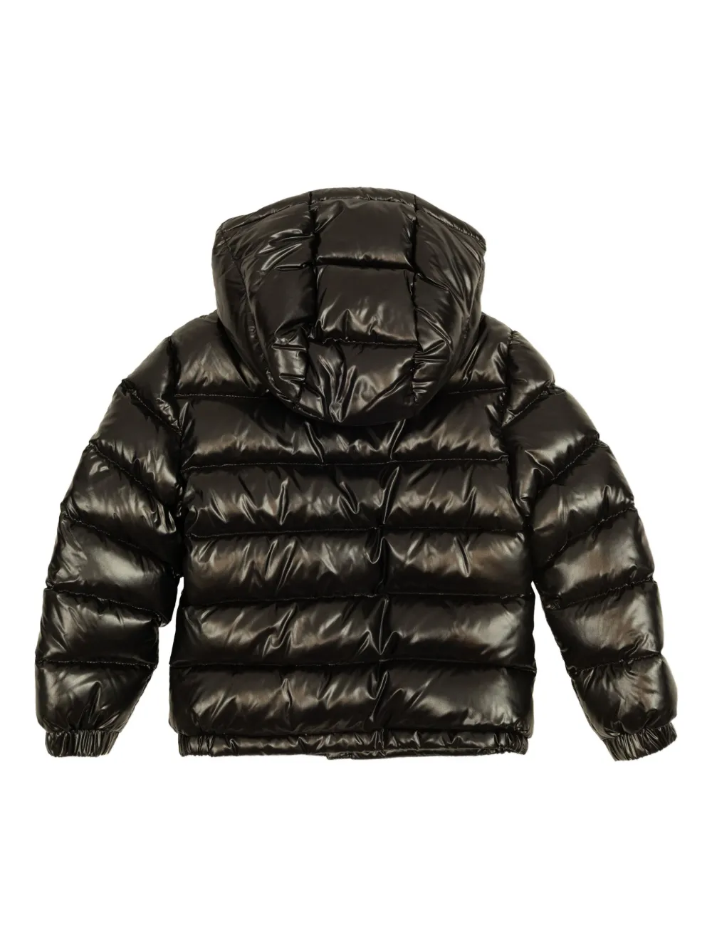 Moncler Enfant Gevoerd jack met capuchon Zwart