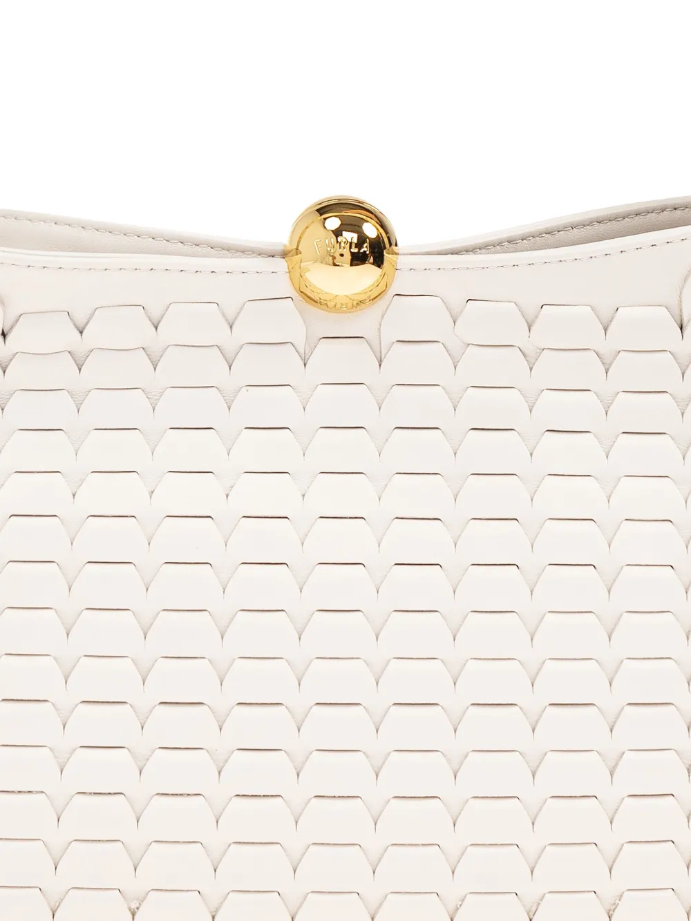 Furla Leren schoudertas Wit