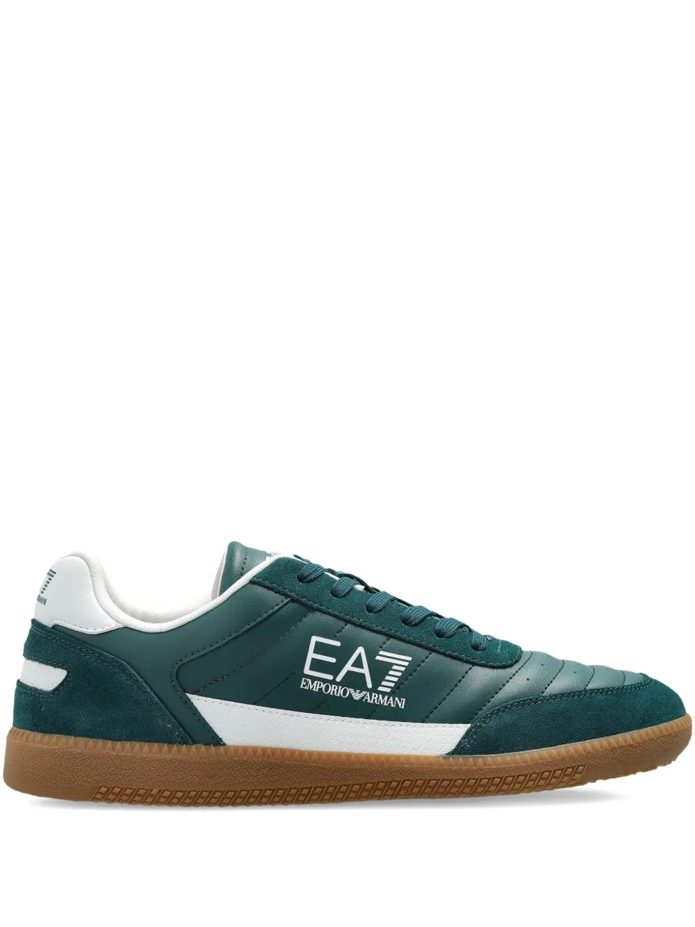 Ea7 Emporio Armani logo-embellished sneakers Green
