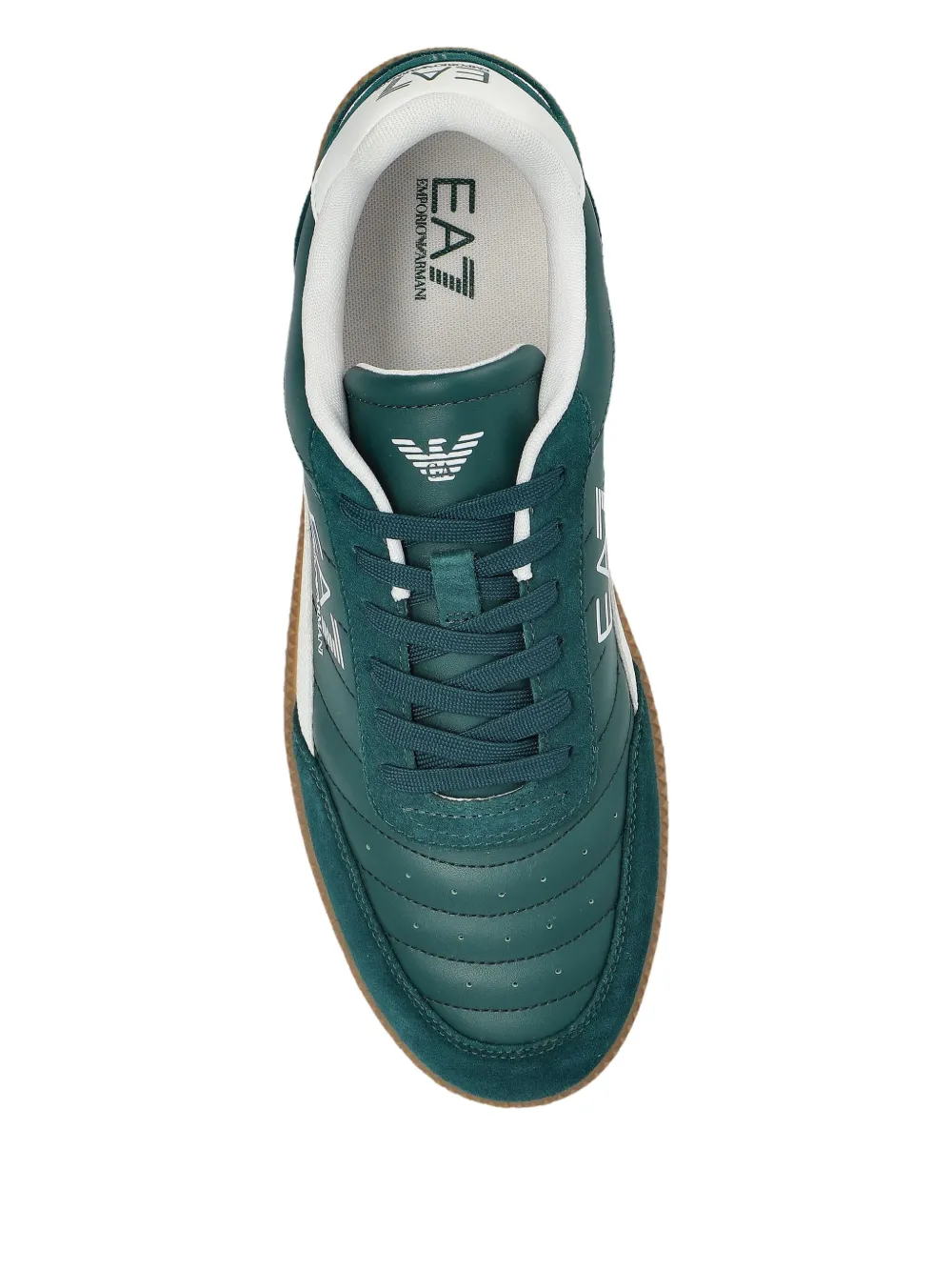 Ea7 Emporio Armani logo-embellished sneakers Green