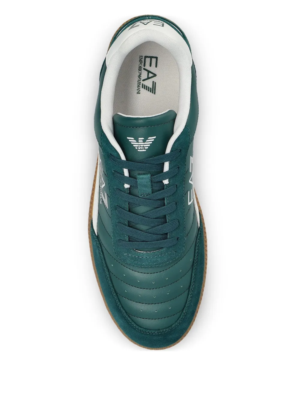 Ea7 Emporio Armani logo-embellished sneakers Green