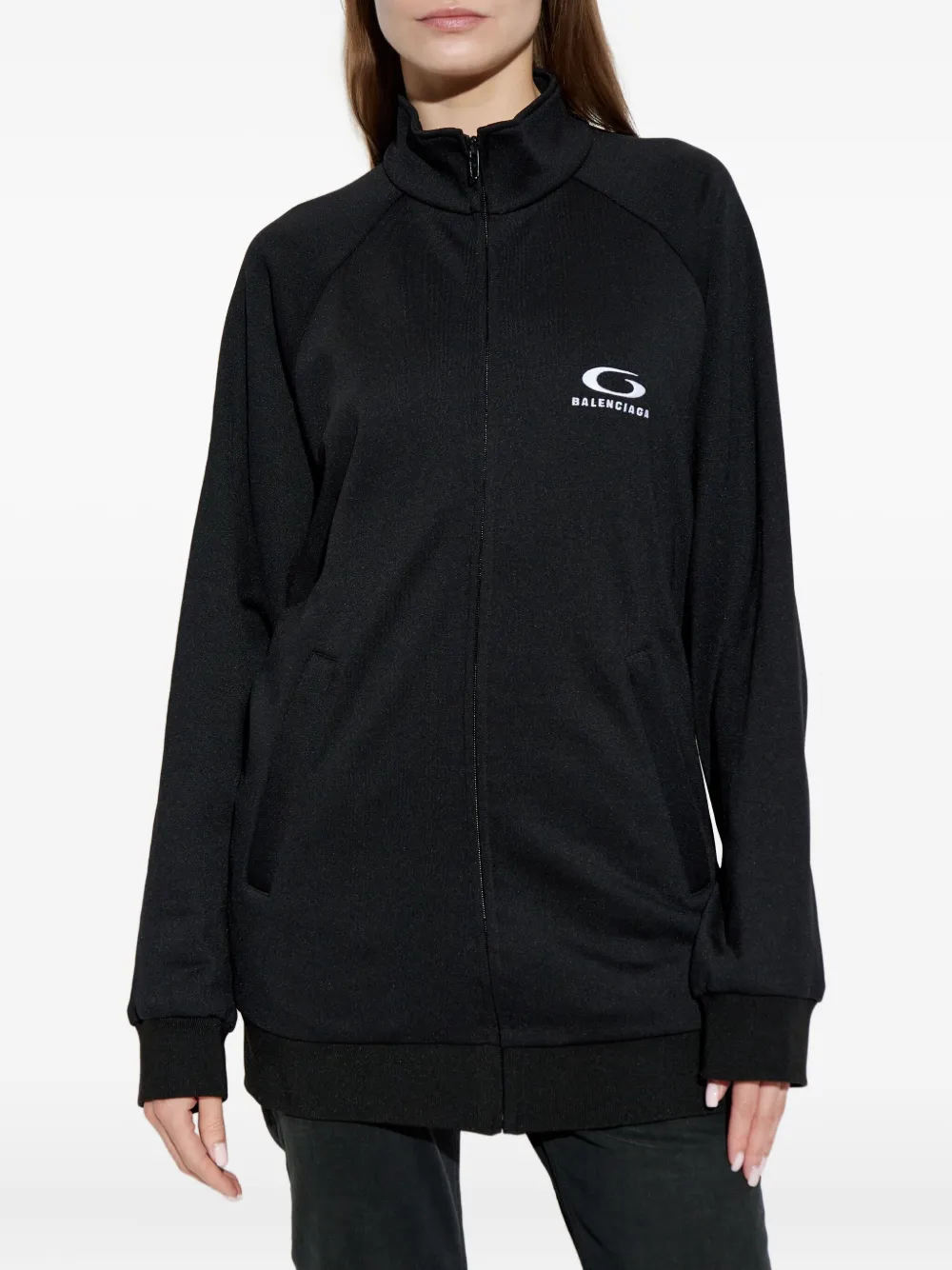 Balenciaga Sweater met logoprint Zwart