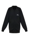 Balenciaga logo-print cut-out sweatshirt - Black