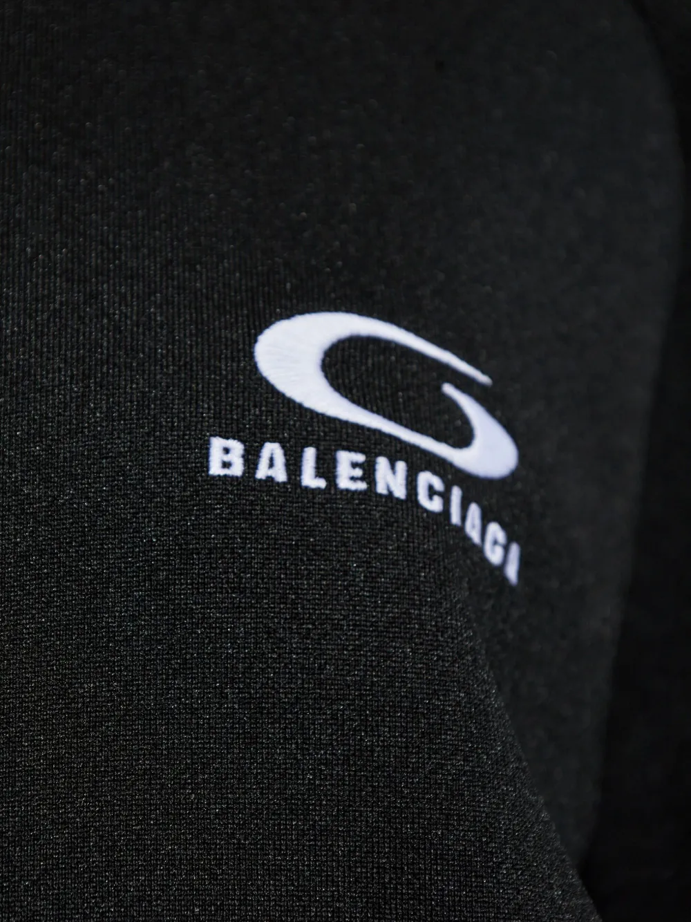 Balenciaga Sweater met logoprint Zwart