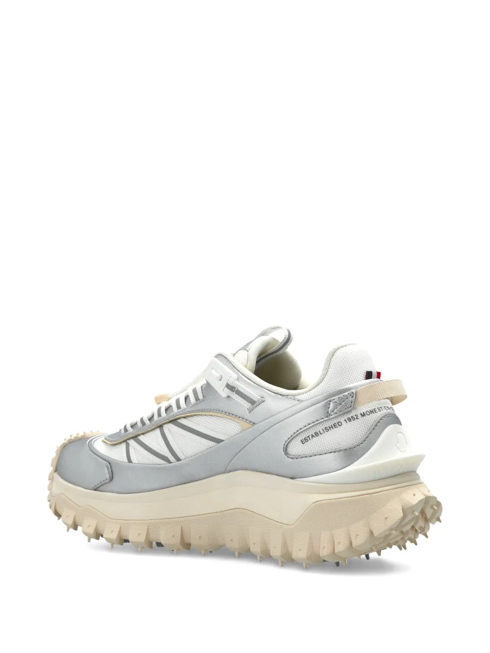Moncler Trailgrip GTX leather sneakers Silver