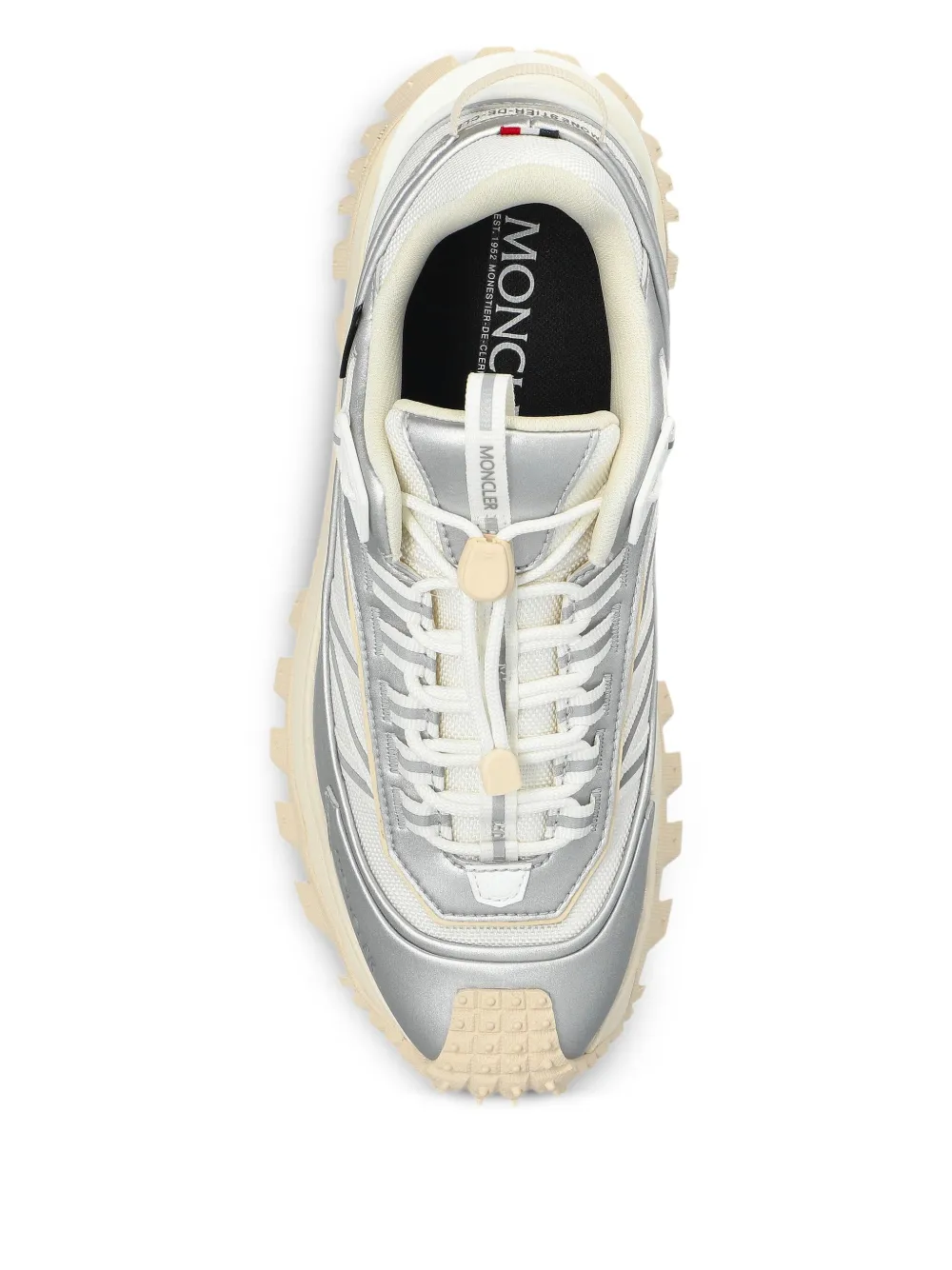 Moncler Trailgrip GTX leather sneakers Silver