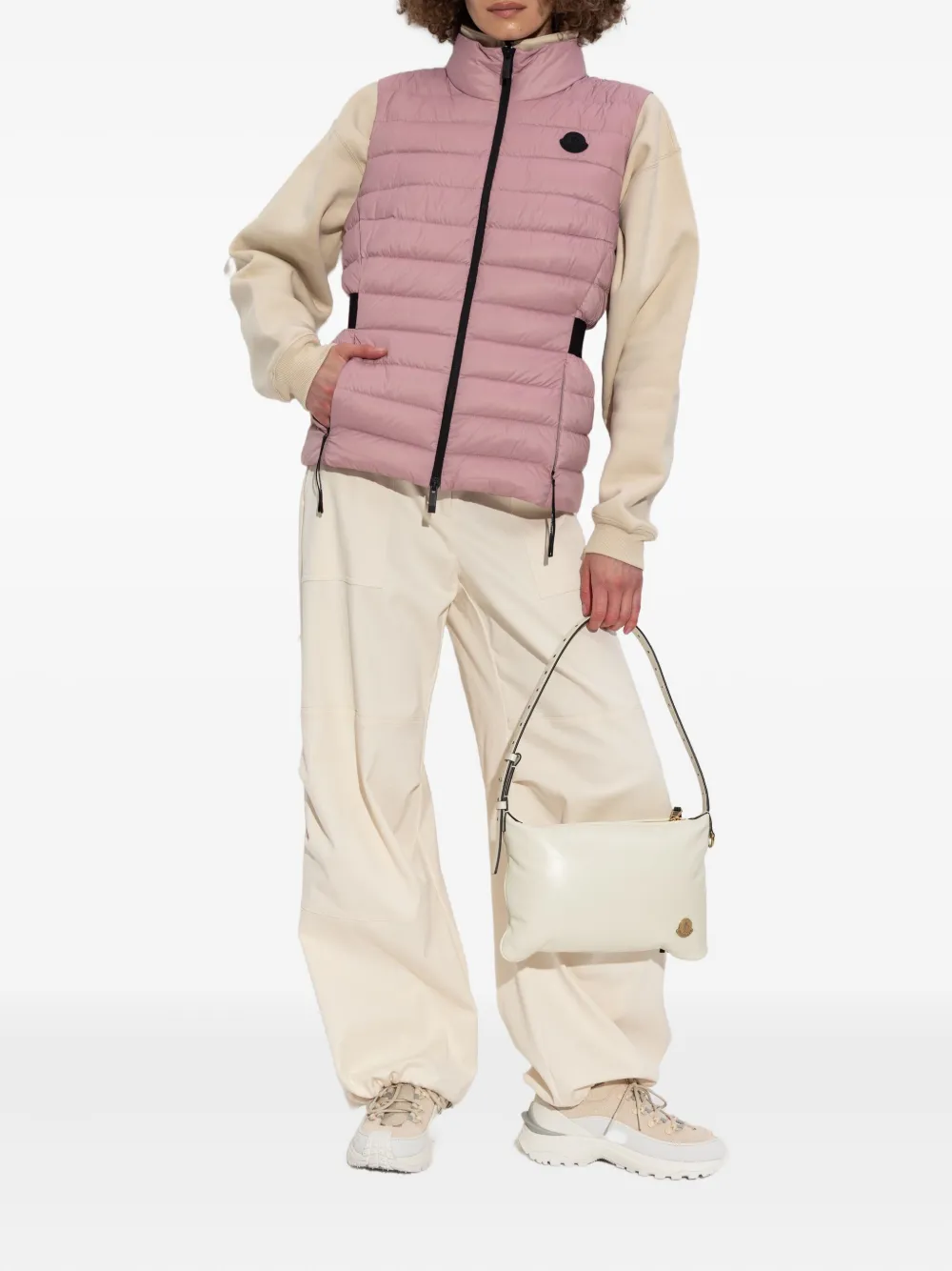 Moncler Valmarie bodywarmer Roze