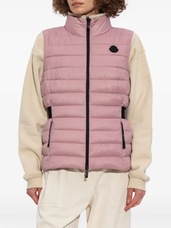 Moncler Valmarie ベスト | ピンク | FARFETCH JP