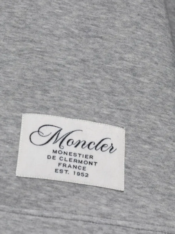 レディース*MONCLER* コットンブレンドポロプリーツ ワンピース Moncler プリーツパネル ポロワンピース | グレー | FARFETCH JP