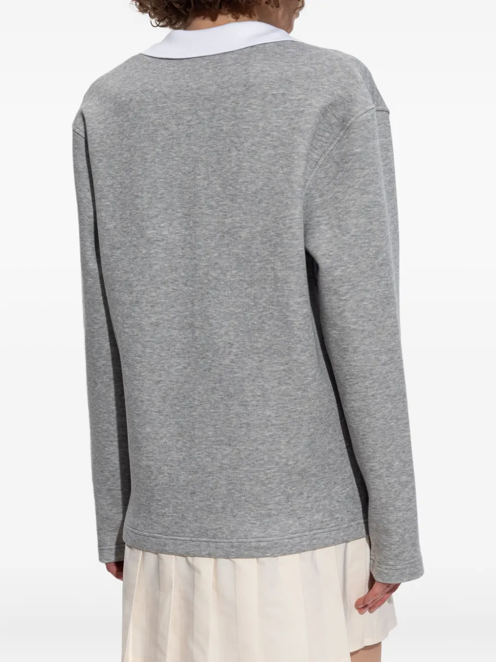 Moncler Jurk met geplooid vlak Grijs