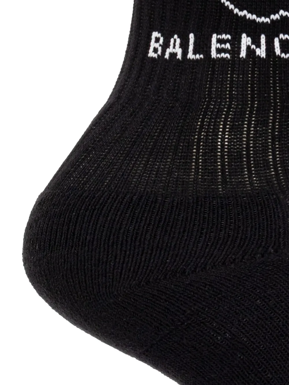 Balenciaga x Automobili Lamborghini logo cotton socks Zwart