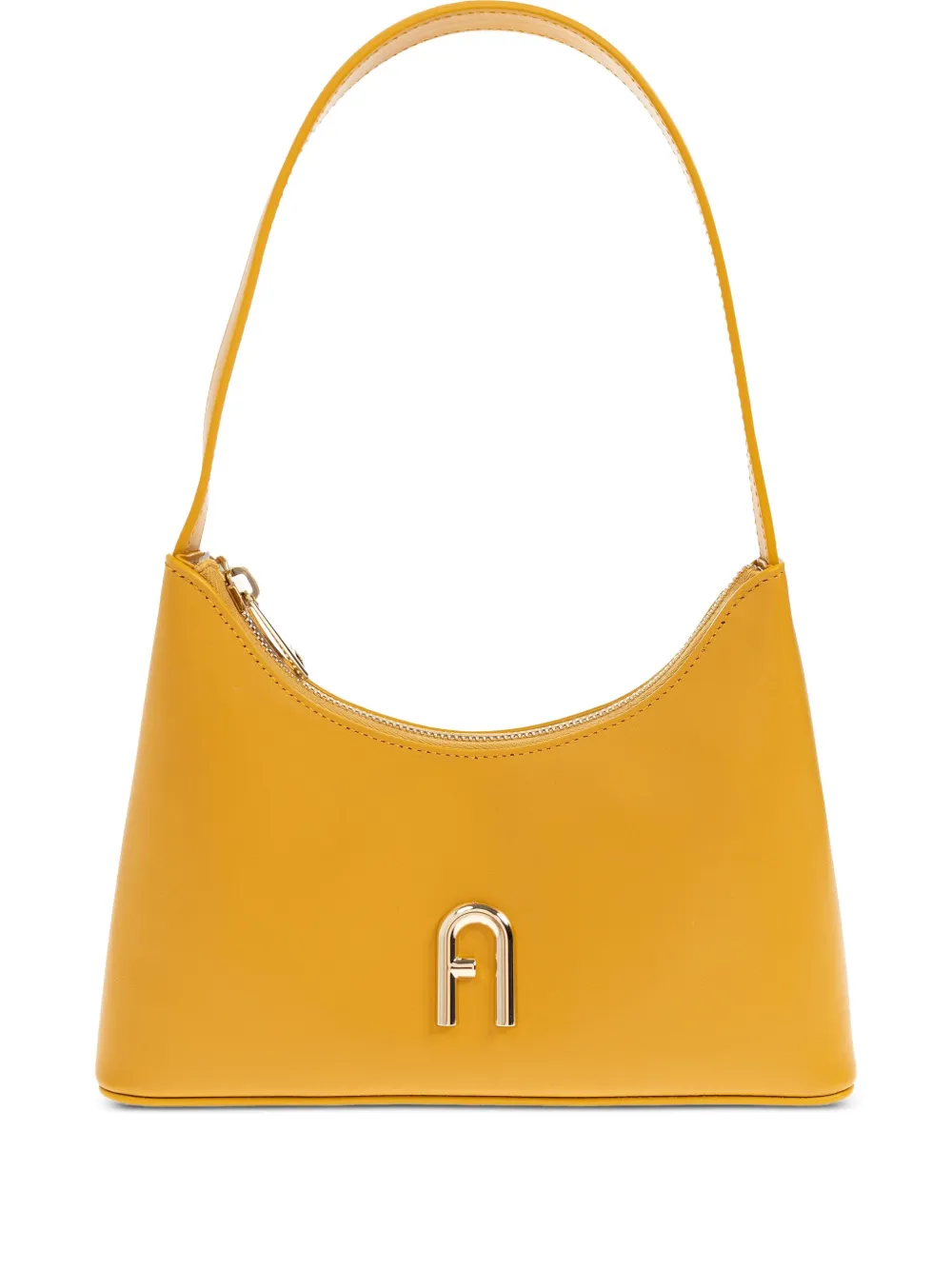 Furla mini Diamante tote bag Geel