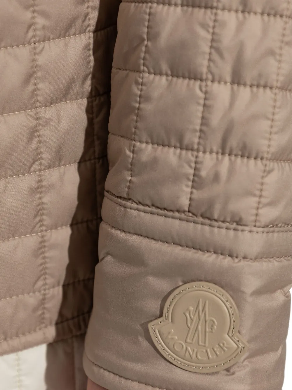 Moncler Gewatteerd shirtjack Beige