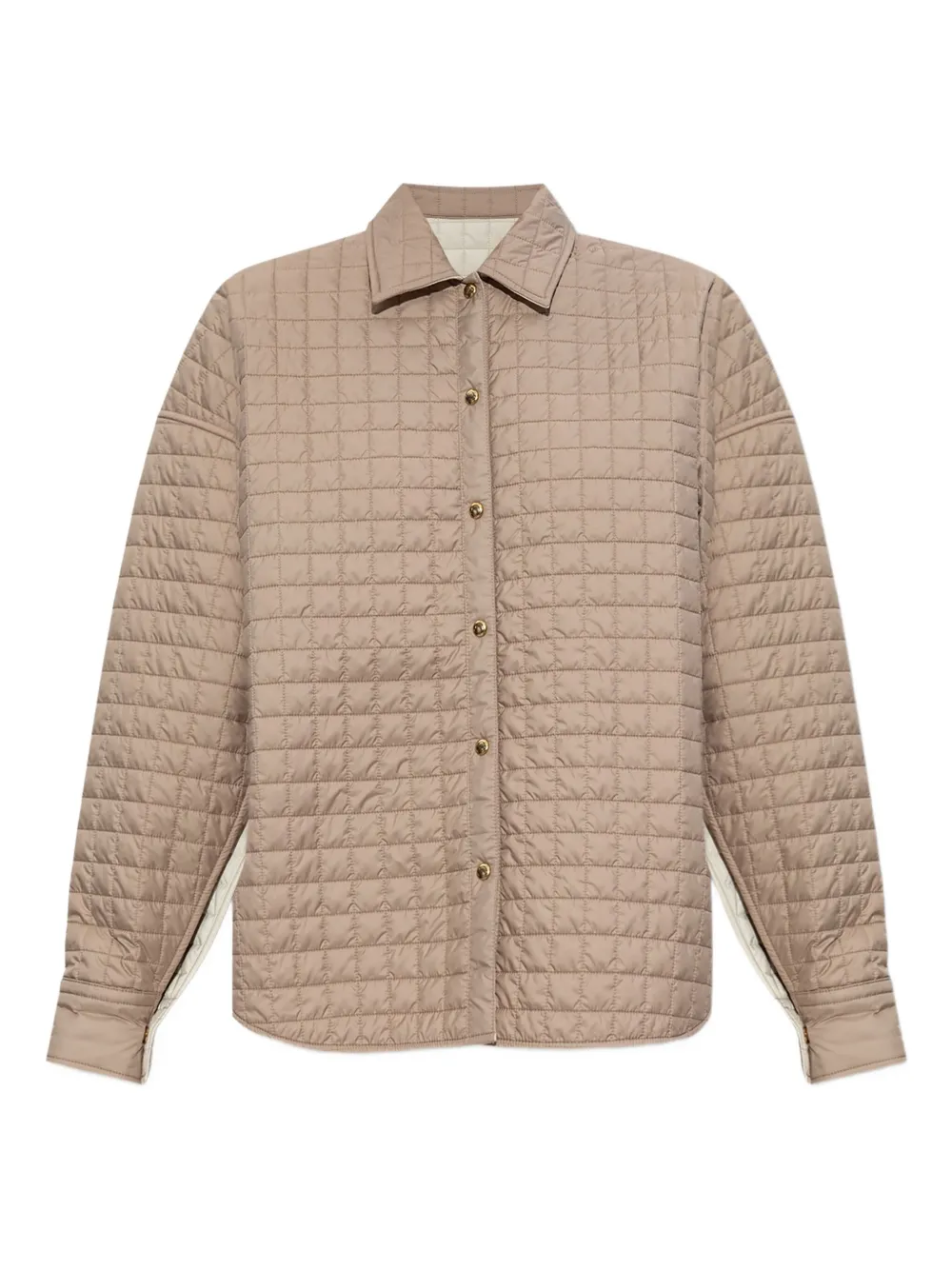 Moncler Gewatteerd shirtjack Beige
