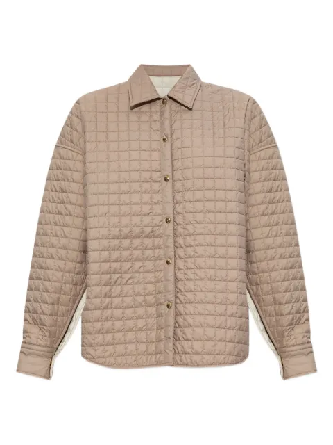 Moncler quilted shirt jacket