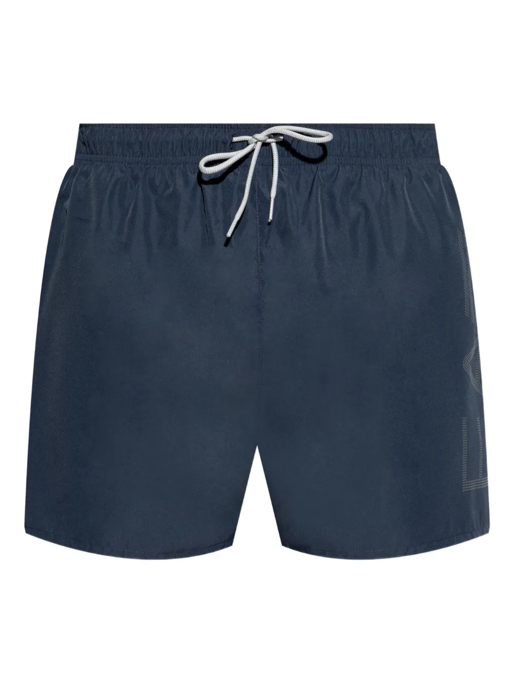 Ea7 Emporio Armani Zwembroek met trekkoord en logodetail Blauw