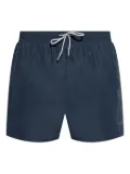 Ea7 Emporio Armani logo-detail drawstring swim shorts - Blue