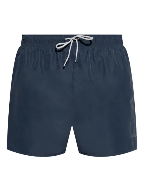 Ea7 Emporio Armani logo-detail drawstring swim shorts