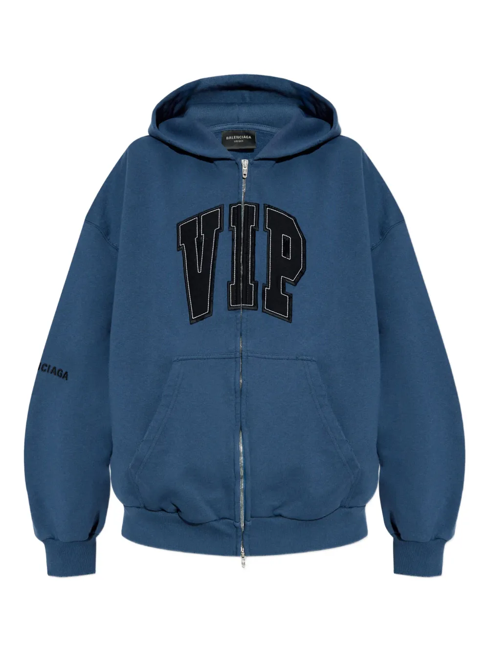 Balenciaga Hoodie met rits Blauw