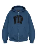 Balenciaga zip-up hoodie - Blue