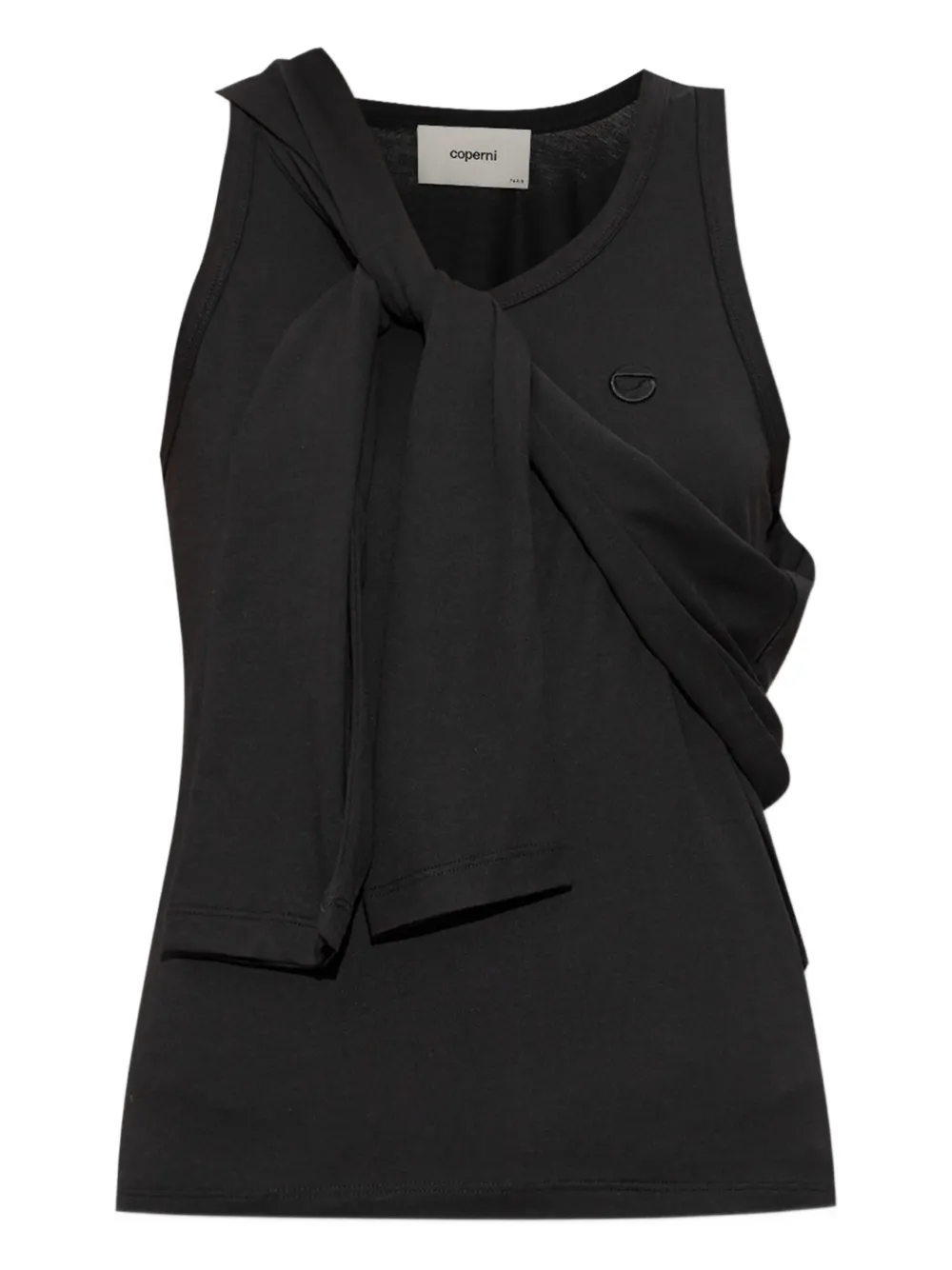 Coperni Gelaagde tanktop Zwart